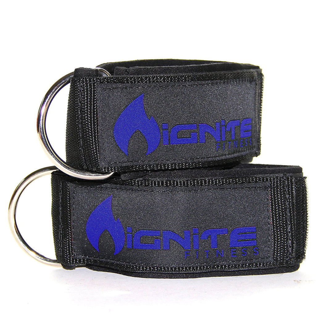 Neoprene Ankle Straps Navy