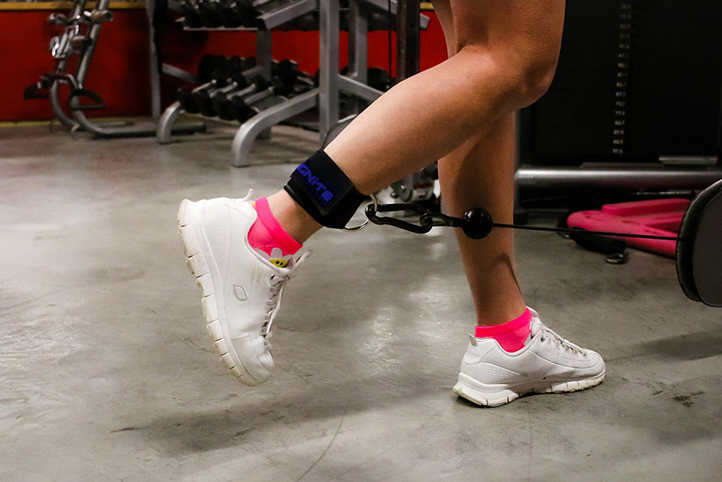 Neoprene Ankle Straps Navy