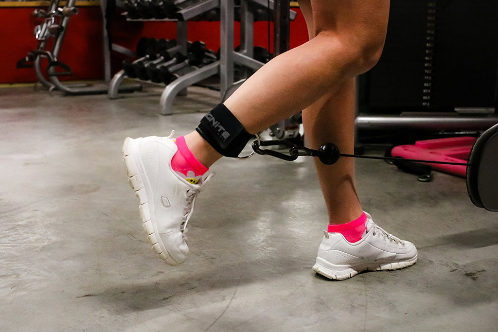 Neoprene Ankle Straps Gray