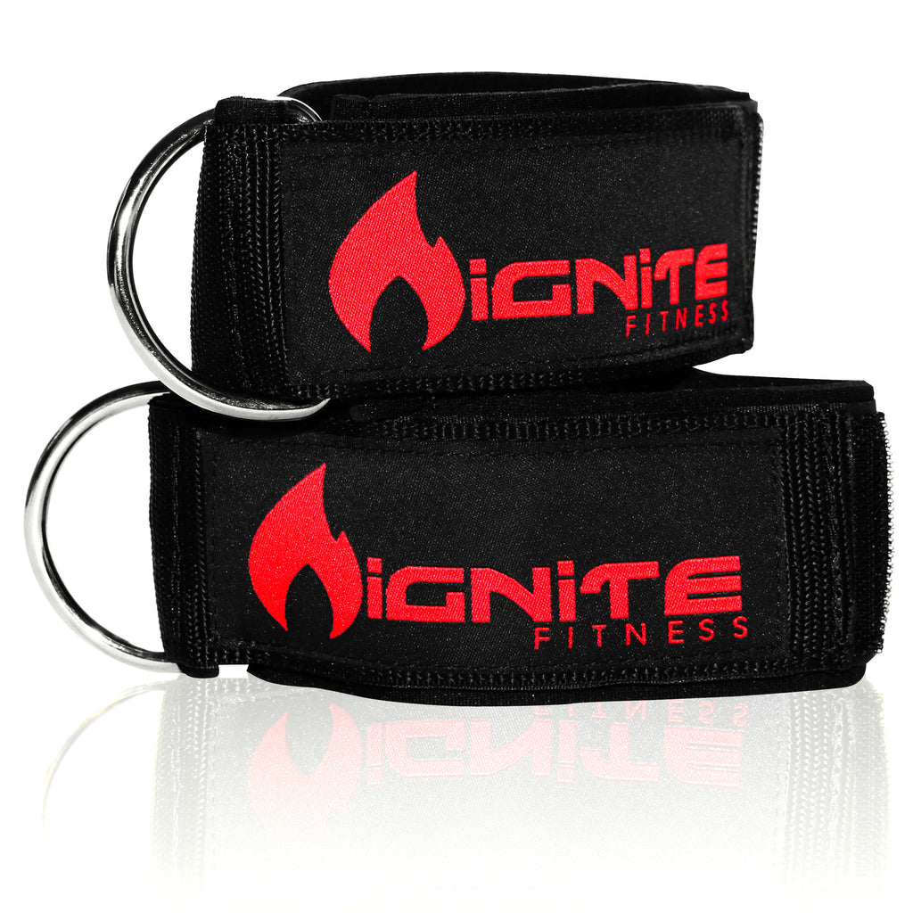 Neoprene Ankle Straps Red