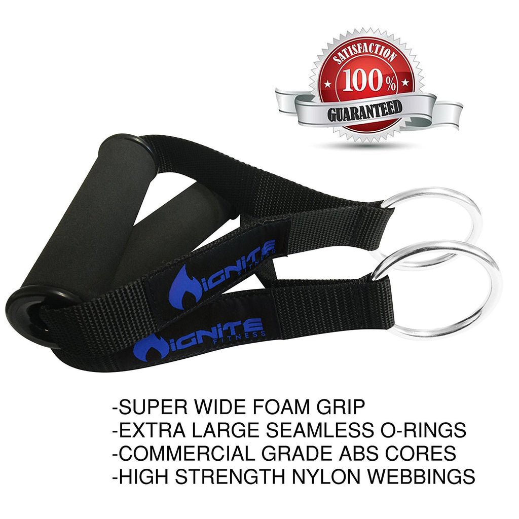Ultra Heavy Duty Elite Exercise Handles Navy