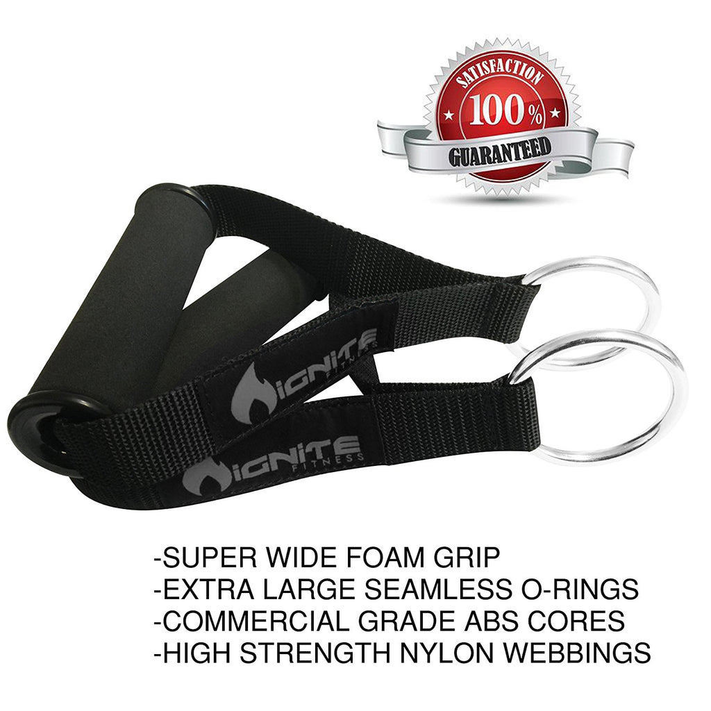 Ultra Heavy Duty Elite Exercise Handles Gray