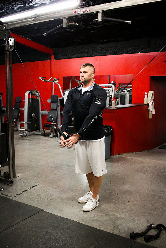 Ultra Heavy Duty Elite Exercise Handles Gray