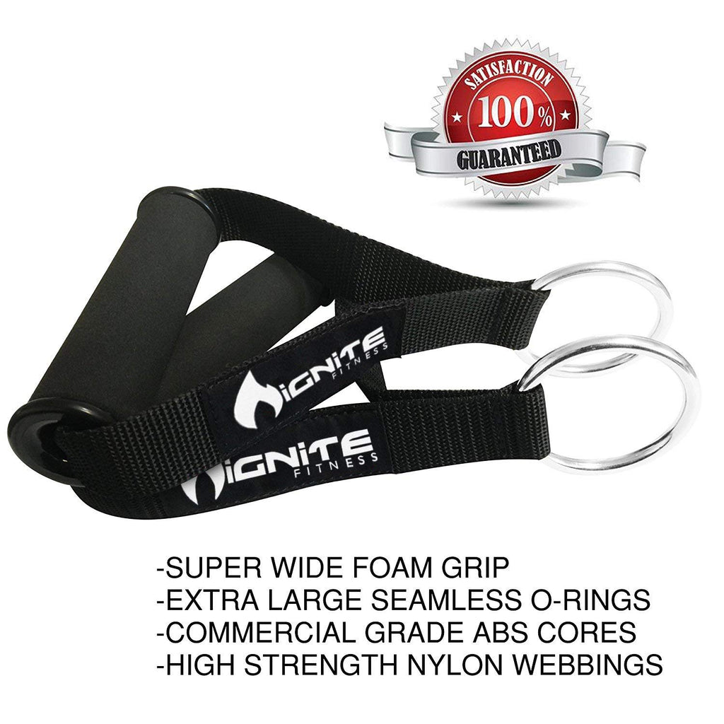 Ultra Heavy Duty Elite Exercise Handles White